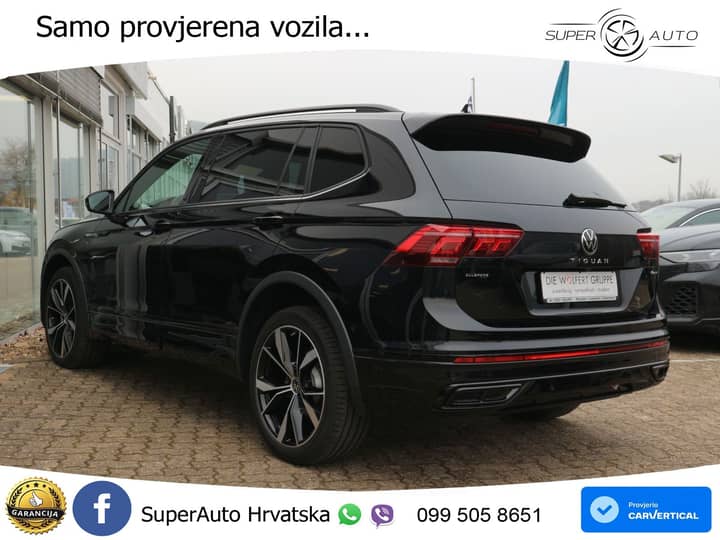 VW Tiguan Allspace 2.0 TDI 4M DSG R-Line 193 KS, 7-SJED+LED+ACC+GR SJED+VIRT+KAM