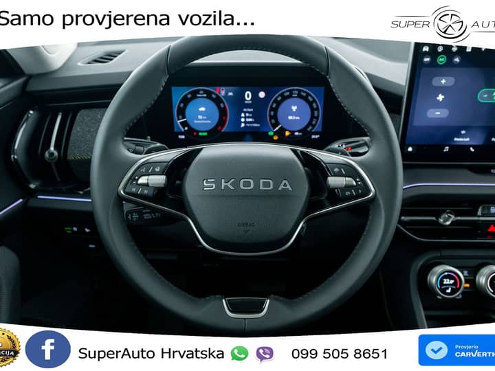 NOVO Škoda Kodiaq 1.5 TSI DSG Selection 150 KS, 7-SJED+ACC+KAM+GR SJED+PANO+VIRT