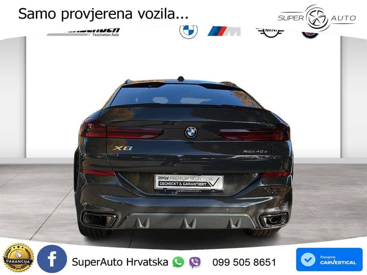 BMW X6 40d xDrive Steptronic M Sport 340 KS, LED+ACC+4xGR SJED+360+PANO