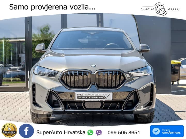 BMW X6 40d xDrive Steptronic M Sport 340 KS, LED+ACC+4xGR SJED+360+PANO