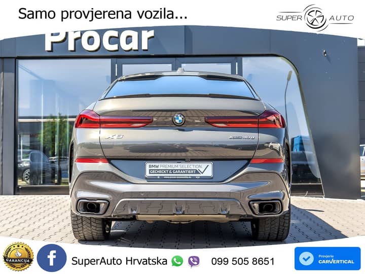 BMW X6 40d xDrive Steptronic M Sport 340 KS, LED+ACC+4xGR SJED+360+PANO
