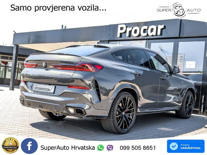 BMW X6 40d xDrive Steptronic M Sport 340 KS, LED+ACC+4xGR SJED+360+PANO