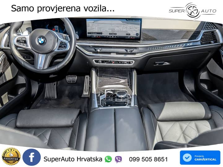BMW X6 40d xDrive Steptronic M Sport 340 KS, LED+ACC+4xGR SJED+360+PANO
