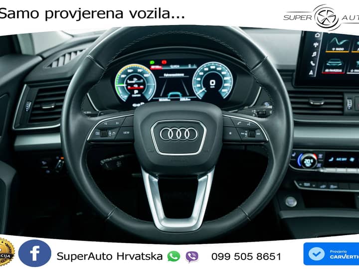 Audi Q5 50 TFSI e quattro S tronic Advanced 299 KS, LED+TEM+GR SJED+PDC+VIRT