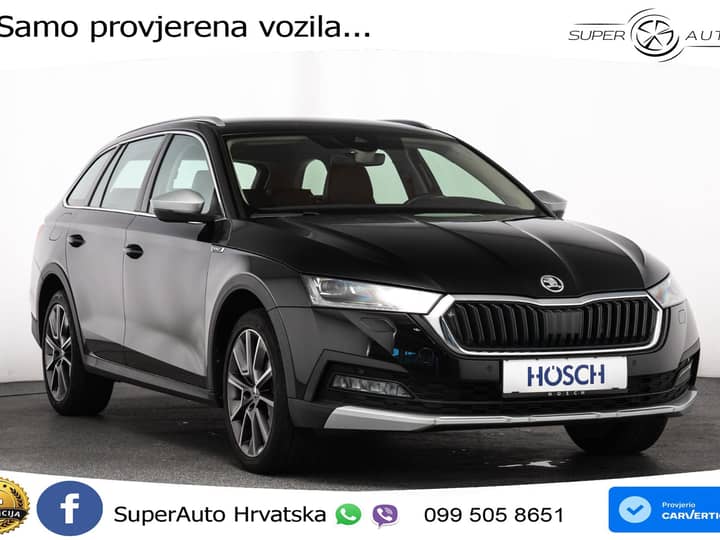 Škoda Octavia Combi 2.0 TDI 4x4 DSG Scout 150 KS, KAM+GR SJED+HEAD+MASAŽA