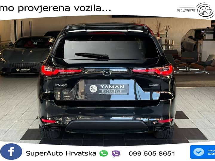 Mazda CX-60 3.3 e-Skyactiv Aut. Homura 200 KS, 360+KEY+GR SJED+VIRT+LANE