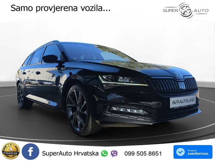 Škoda Superb Combi 2.0 TDI 4x4 Sportline 193 KS, MATRIX+ACC+4xGR SJED+KAM+HEAD