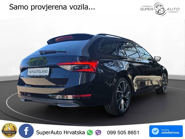 Škoda Superb Combi 2.0 TDI 4x4 Sportline 193 KS, MATRIX+ACC+4xGR SJED+KAM+HEAD