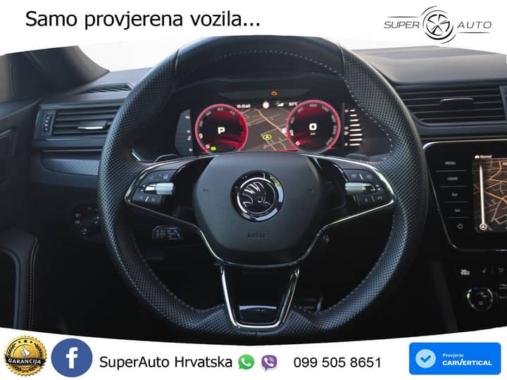 Škoda Superb Combi 2.0 TDI 4x4 Sportline 193 KS, MATRIX+ACC+4xGR SJED+KAM+HEAD
