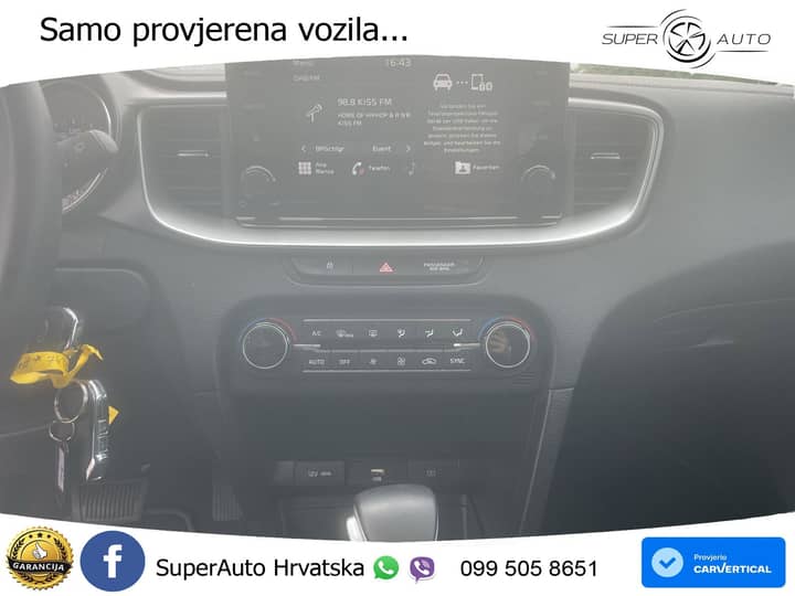 Kia XCeed 1.5 T-GDI Aut. Spirit 136 KS, ACC+LED+KAM+GR SJED+ASIST+NAVI