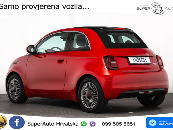 Fiat 500e 42 kWh Cabrio 118 KS, KAM+GR SJED+VIRT+NAVI