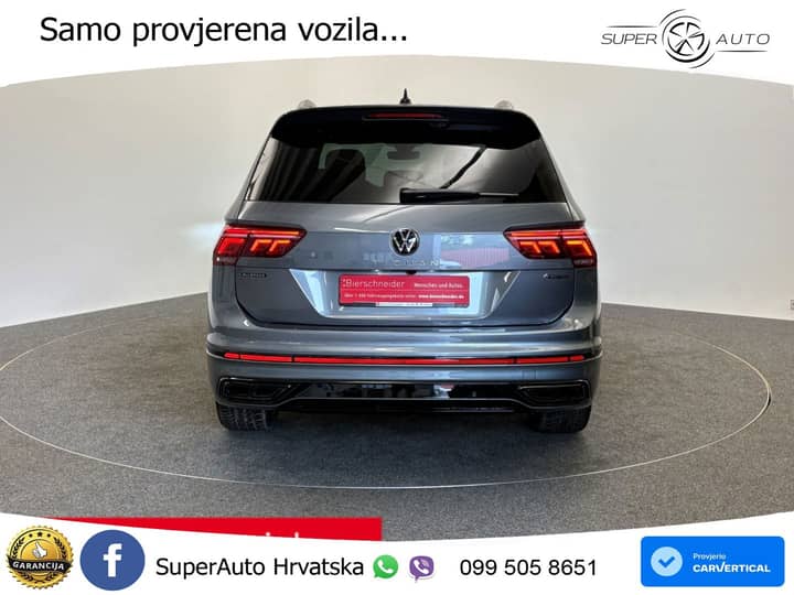 VW Tiguan Allspace 2.0 TDI 4M DSG R-Line 193 KS, 7-SJED+LED+ACC+GR SJED+PANO+360
