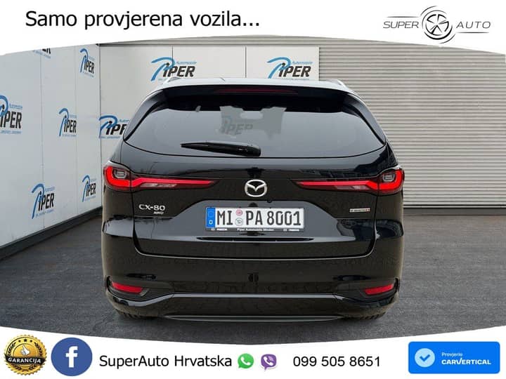 Mazda CX-80 3.3 e-Skyactiv AWD Aut. Homura Plus 254 KS, PANO+360+GR SJED+ACC