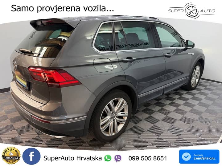 VW Tiguan 2.0 TDI 4M DSG R-Line 240 KS, LED+ACC+GR SJED+VIRT+PDC+PANO+HEAD