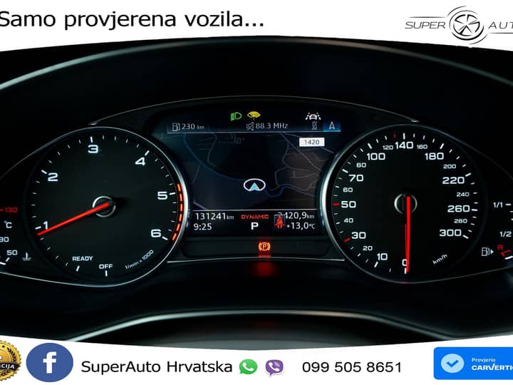 Audi A6 Avant 40 TDI quattro S tronic Sport 204 KS, ACC+KAM+GR SJED+NAVI