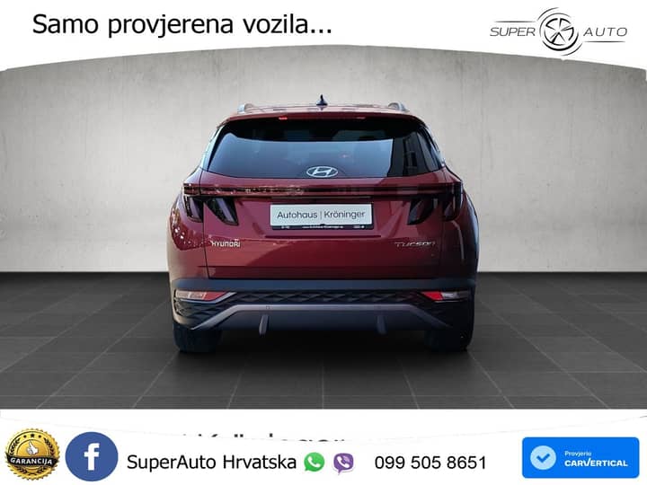 Hyundai Tucson 1.6 T-GDI Trend 150 KS, LED+TEM+GR SJED+KAM+PDC+VIRT