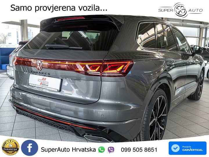 VW Touareg 3.0 TDI 4M Aut. R-Line 286 KS, PANO+ZRAČ+360+GR SJED+ACC+HEAD+KEY