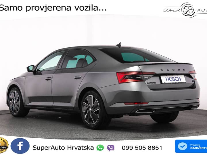 Škoda Superb 1.4 TSI DSG Sportline 218 KS, ACC+360+GR SJED+PANO+VIRT+NAVI