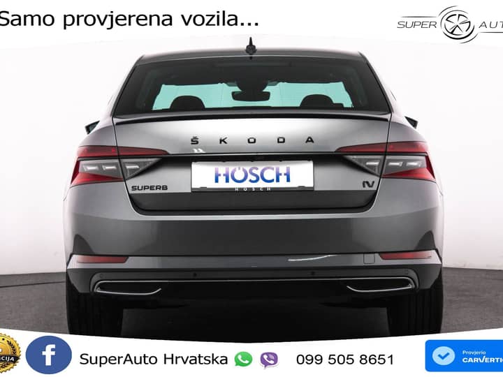 Škoda Superb 1.4 TSI DSG Sportline 218 KS, ACC+360+GR SJED+PANO+VIRT+NAVI