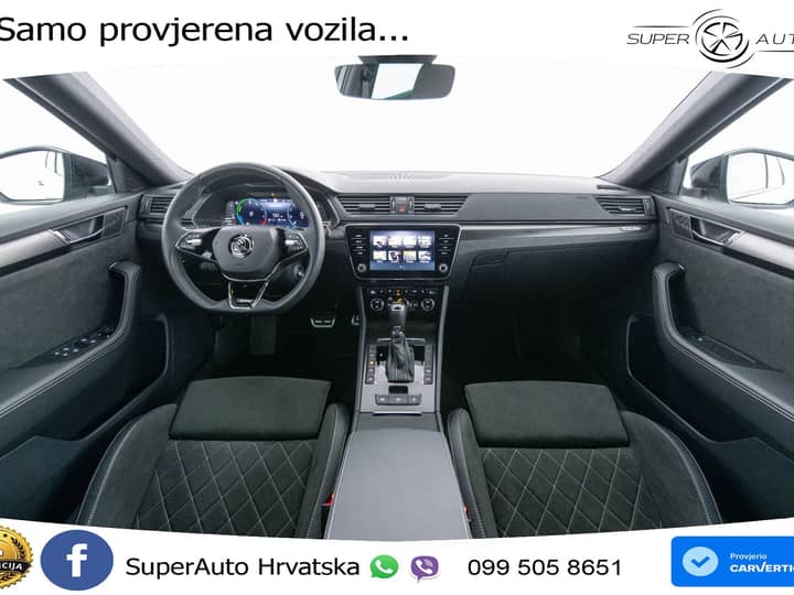 Škoda Superb 1.4 TSI DSG Sportline 218 KS, ACC+360+GR SJED+PANO+VIRT+NAVI