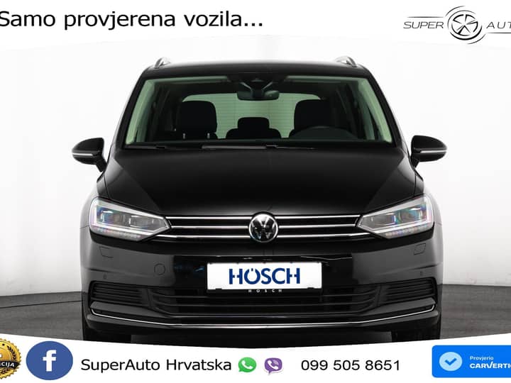 VW Touran 1.5 TSI DSG Comfortline 150 KS, 7-SJED+ACC+GR SJED+VIRT