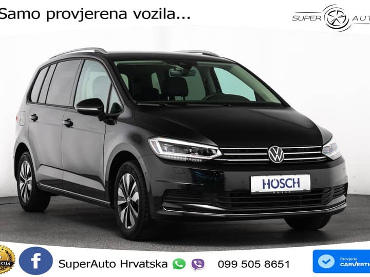 VW Touran 1.5 TSI DSG Comfortline 150 KS, 7-SJED+ACC+GR SJED+VIRT