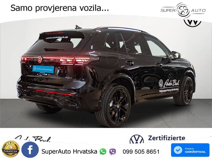 VW Tiguan 2.0 TDI DSG R-Line Black Style 193 KS, LED+ACC+PANO+GR SJED+HEAD+360