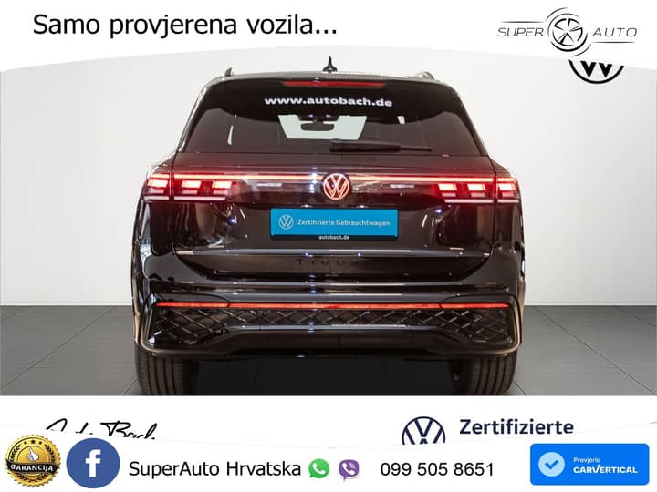 VW Tiguan 2.0 TDI DSG R-Line Black Style 193 KS, LED+ACC+PANO+GR SJED+HEAD+360