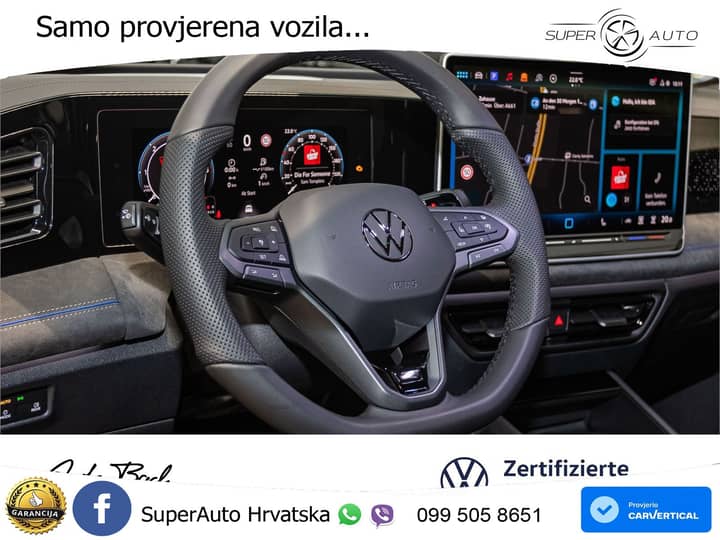 VW Tiguan 2.0 TDI DSG R-Line Black Style 193 KS, LED+ACC+PANO+GR SJED+HEAD+360