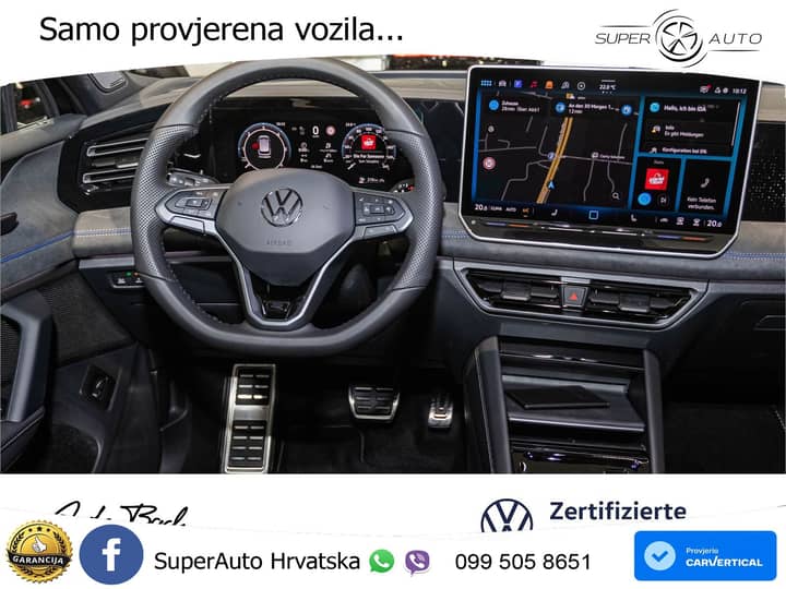 VW Tiguan 2.0 TDI DSG R-Line Black Style 193 KS, LED+ACC+PANO+GR SJED+HEAD+360
