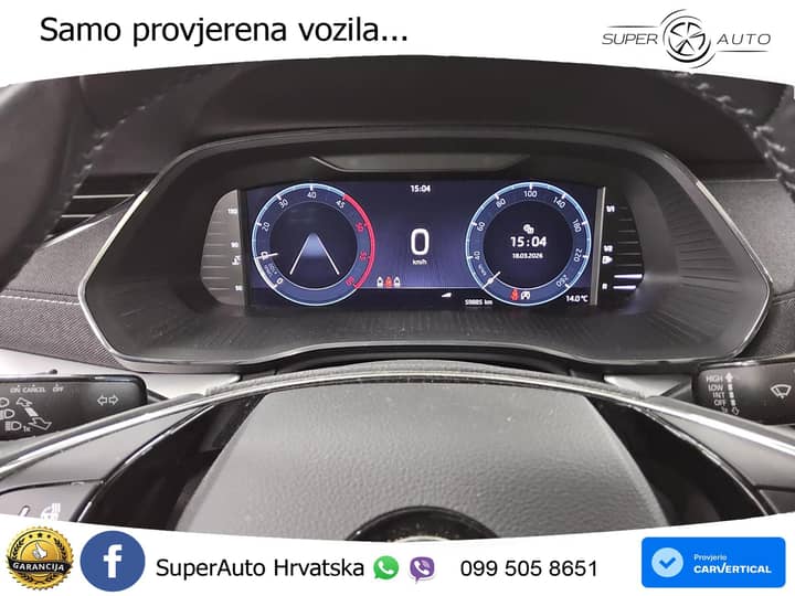 Škoda Octavia Combi 2.0 TDI Style 116 KS, LED+VIRT+GR SJED+ASIST