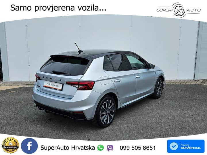Škoda Fabia 1.0 TSI Monte Carlo 110 KS, KEY+LED+LANE