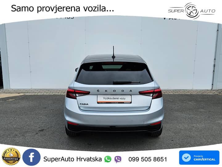Škoda Fabia 1.0 TSI Monte Carlo 110 KS, KEY+LED+LANE