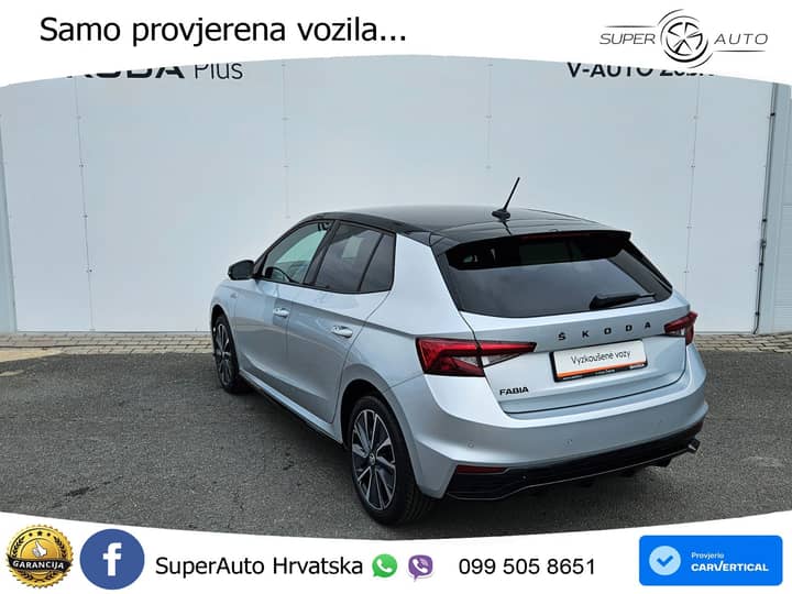 Škoda Fabia 1.0 TSI Monte Carlo 110 KS, KEY+LED+LANE