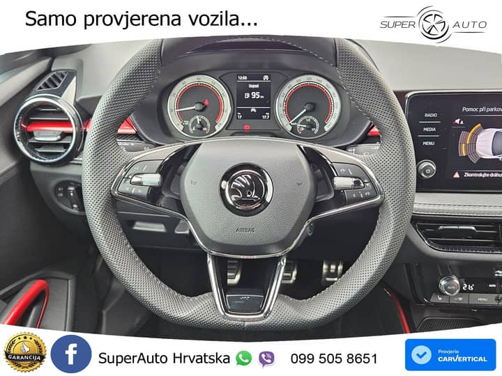 Škoda Fabia 1.0 TSI Monte Carlo 110 KS, KEY+LED+LANE
