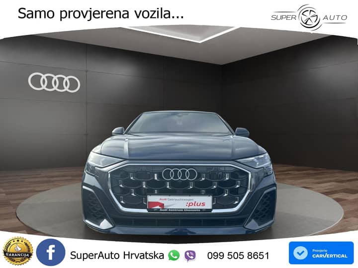 Audi Q8 55 TFSI quattro Aut. S line 340 KS, ZRAČNI+PANO+360+GR SJED+ACC+KEY
