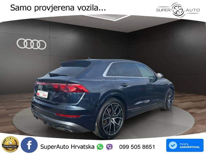 Audi Q8 55 TFSI quattro Aut. S line 340 KS, ZRAČNI+PANO+360+GR SJED+ACC+KEY