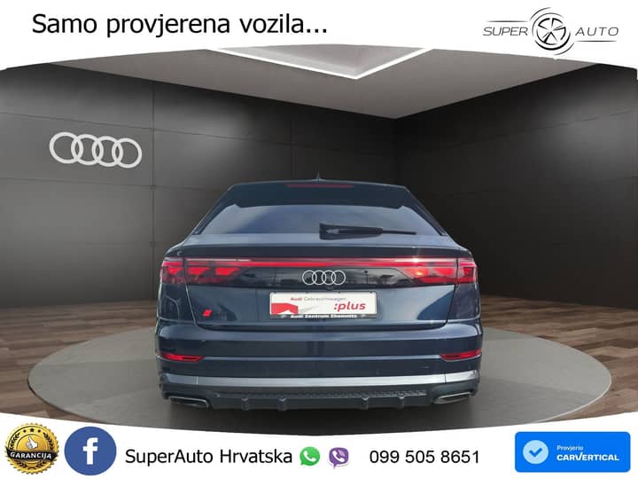 Audi Q8 55 TFSI quattro Aut. S line 340 KS, ZRAČNI+PANO+360+GR SJED+ACC+KEY