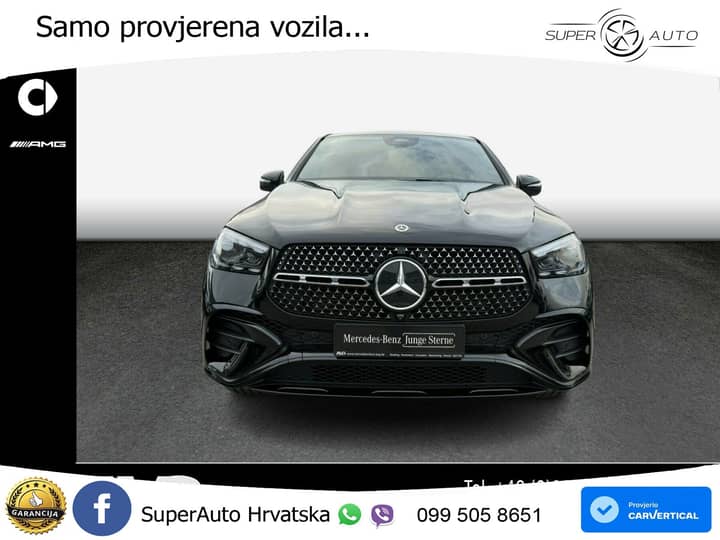 Mercedes GLE Coupe 450d 4M Aut. AMG 367 KS, PANO+ZRAČ+360+GR SJED+ACC+KEY+LANE