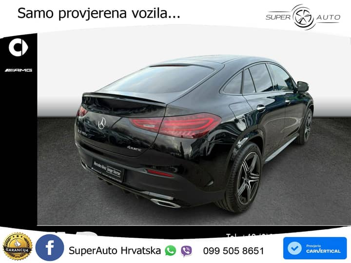 Mercedes GLE Coupe 450d 4M Aut. AMG 367 KS, PANO+ZRAČ+360+GR SJED+ACC+KEY+LANE