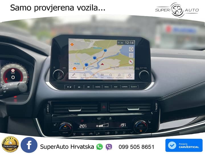 Nissan Qashqai 1.3 DIG-T MHEV N-Connecta 140 KS, PANO+360+ACC+GR SJED+KEY+LANE