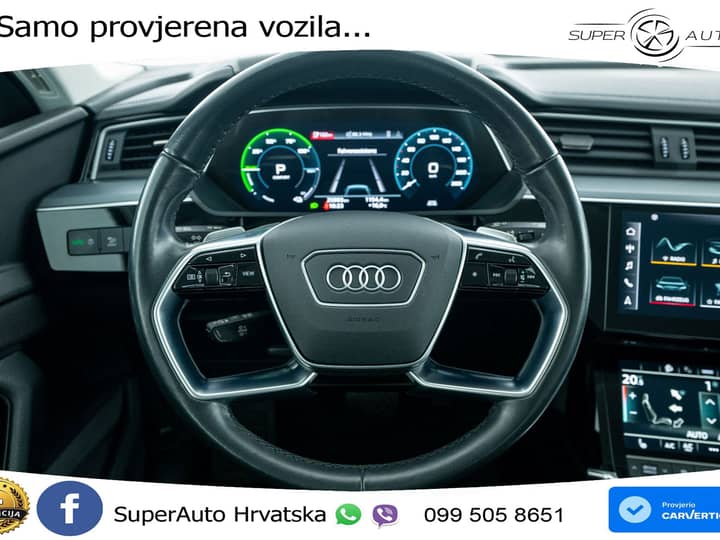Audi e-tron 50 quattro 313 KS, ZRAČNI+KAM+GR SJED+VIRT+NAVI