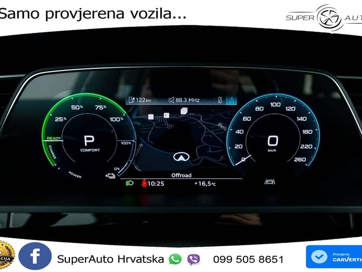 Audi e-tron 50 quattro 313 KS, ZRAČNI+KAM+GR SJED+VIRT+NAVI