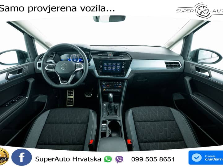 VW Touran 2.0 TDI DSG Comfortline 150 KS, 7-SJED+LED+ACC+VIRT+PDC+KUKA