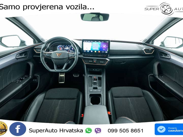 Cupra Leon SP 1.4 TSI DSG VZ 245 KS, LED+ACC+GR SJED+KAM+VIRT+PDC