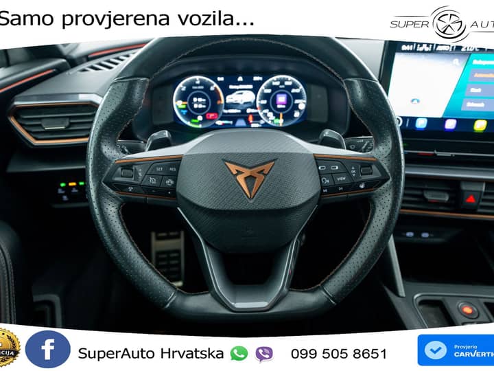 Cupra Leon SP 1.4 TSI DSG VZ 245 KS, LED+ACC+GR SJED+KAM+VIRT+PDC