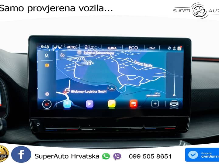 Cupra Leon SP 1.4 TSI DSG VZ 245 KS, LED+ACC+GR SJED+KAM+VIRT+PDC