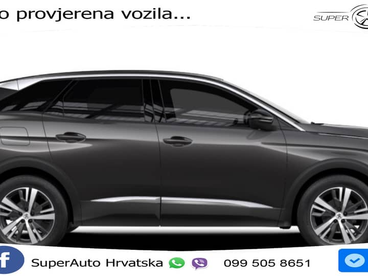 NOVO Peugeot 3008 1.2 PT EAT8 Allure Pack 131 KS, LED+ACC+360+GR SJED+KEY