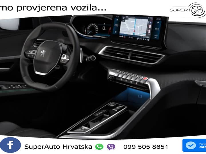 NOVO Peugeot 3008 1.2 PT EAT8 Allure Pack 131 KS, LED+ACC+360+GR SJED+KEY