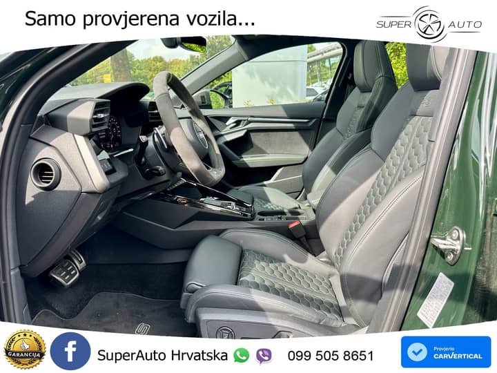 Audi RS3 2.5 TFSI quattro S tronic 400 KS, ACC+KAM+GR SJED+PANO+HEAD+ASIST